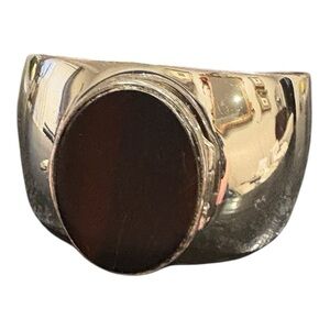 Genuine Signed C Sebrini Mid Century Modern Cuff Solid Perfume J12